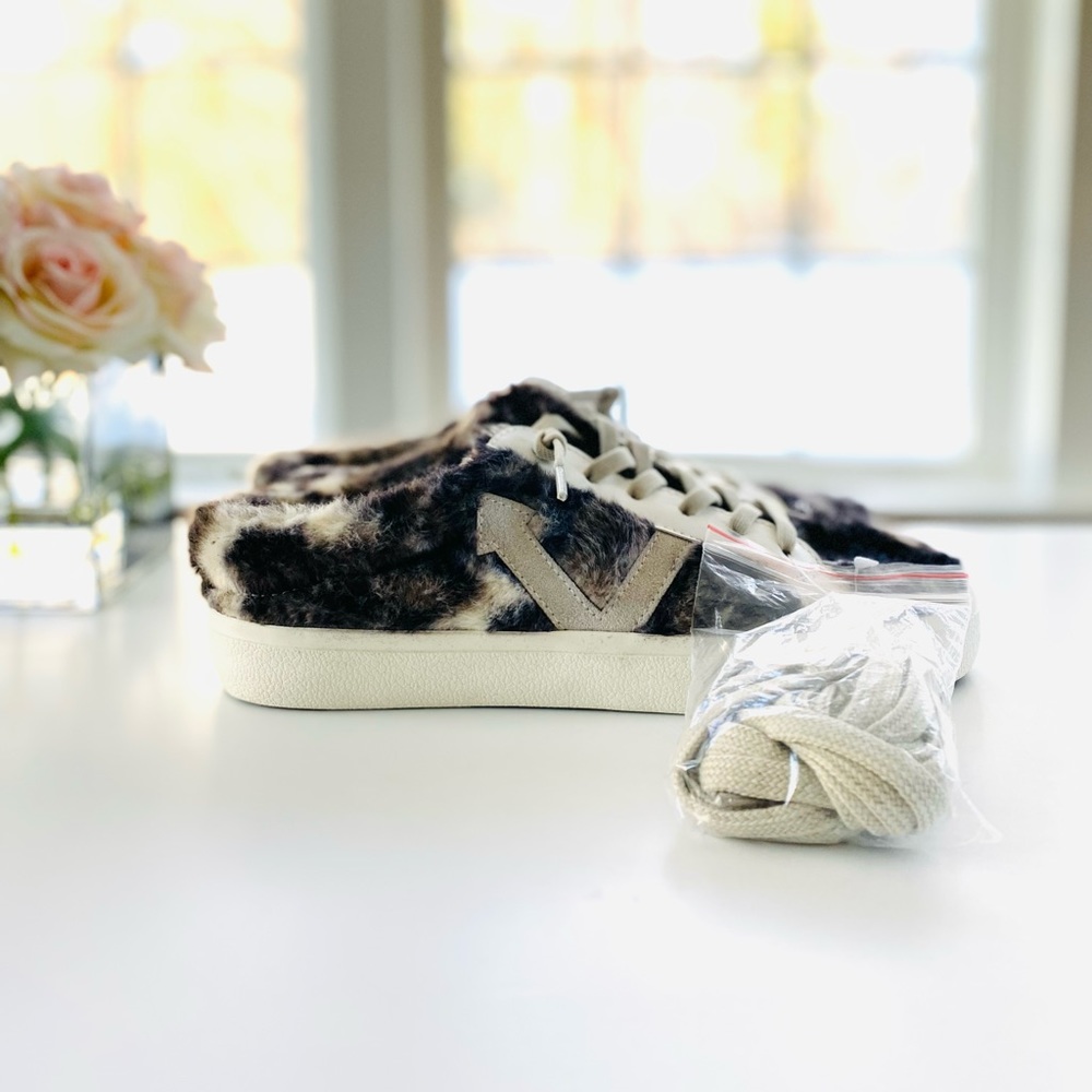 Vintage Havana Snuggle Fur Mule